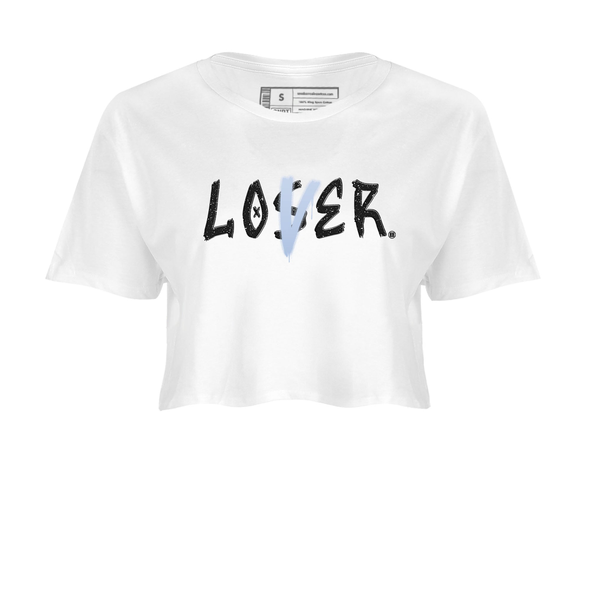 AJ6 White Black shirts to match jordans Loser Lover sneaker match tees Air Jordan 6 White Black SNRT Sneaker Tees streetwear brand White 2 crop tee