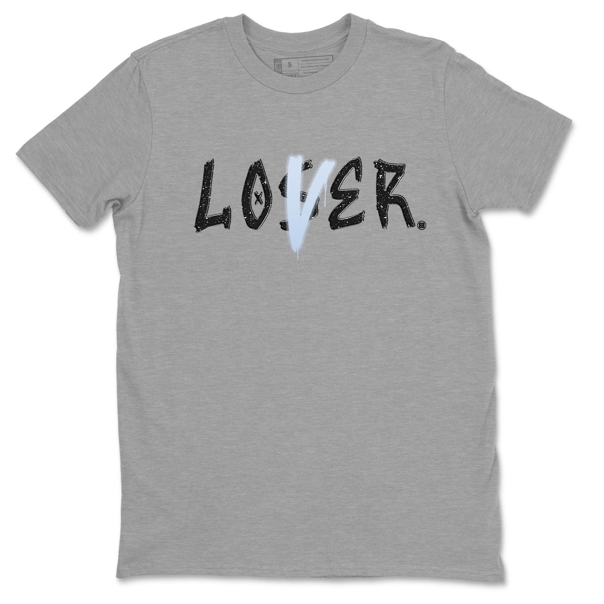 AJ6 White Black shirts to match jordans Loser Lover sneaker match tees Air Jordan 6 White Black SNRT Sneaker Tees streetwear brand Heather Grey 2 unisex cotton tee