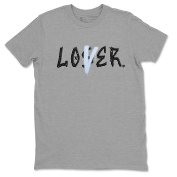 AJ6 White Black shirts to match jordans Loser Lover sneaker match tees Air Jordan 6 White Black SNRT Sneaker Tees streetwear brand Heather Grey 2 unisex cotton tee