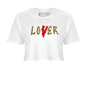 9s Olive shirts to match jordans Loser Lover sneaker match tees Air Jordan 9 Olive match shoes to clothes SNRT Sneaker Tees unisex cotton White 2 crop tee