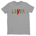 9s Olive shirts to match jordans Loser Lover sneaker match tees Air Jordan 9 Olive match shoes to clothes SNRT Sneaker Tees unisex cotton Heather Grey 2 shirts