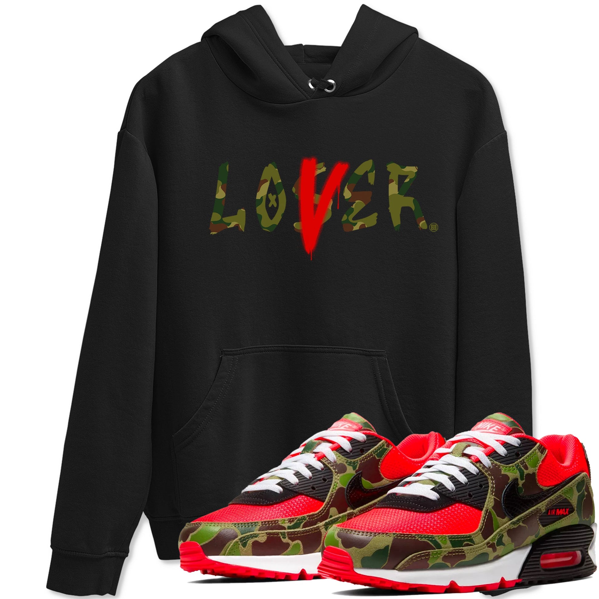 Air Max 90 Duck Camo shirts to match jordans Loser Lover sneaker match tees Air Max 90 Reverse Duck Camo match shoes to clothes SNRT Sneaker Tees unisex cotton Black 1 shirts