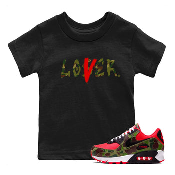Air Max 90 Duck Camo shirts to match jordans Loser Lover sneaker match tees Air Max 90 Reverse Duck Camo match shoes to clothes SNRT Sneaker Tees Youth Baby Black 1 tee