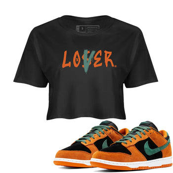 Dunk Low Ceramic shirts to match jordans Loser Lover sneaker match tees Dunk Ceramic match shoes to clothes SNRT Sneaker Tees unisex cotton Black 1 crop tee