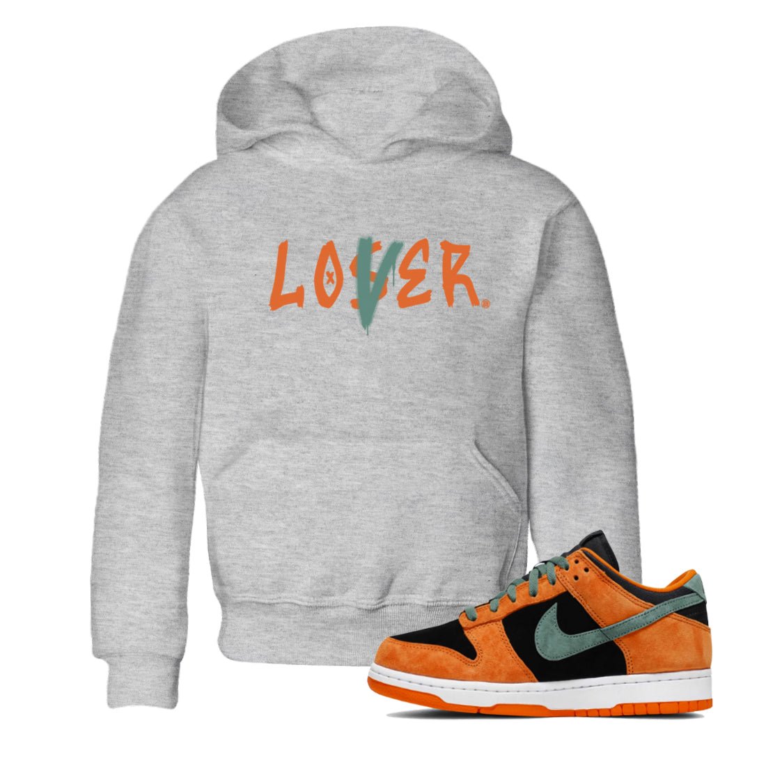 Dunk Low Ceramic shirts to match jordans Loser Lover sneaker match tees Dunk Ceramic match shoes to clothes SNRT Sneaker Tees Youth Baby Heather Grey 1 tee
