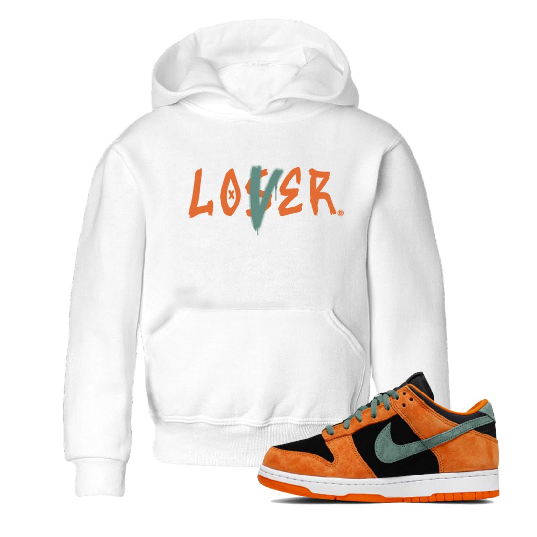 Dunk Low Ceramic shirts to match jordans Loser Lover sneaker match tees Dunk Ceramic match shoes to clothes SNRT Sneaker Tees Youth Baby White 1 tee