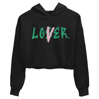 Dunk Low Medium Soft Pink Malachite shirt to match jordans Loser Lover sneaker tees Dunks Medium Soft Pink Malachite Streetwear Brand Streetwear Brand SNRT Sneaker Release Tees Black 2 crop length shirt