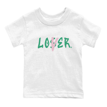 Dunk Low Medium Soft Pink Malachite shirt to match jordans Loser Lover sneaker tees Dunks Medium Soft Pink Malachite Streetwear Brand SNRT Sneaker Release Tees baby toddler White 2 cotton Shirt