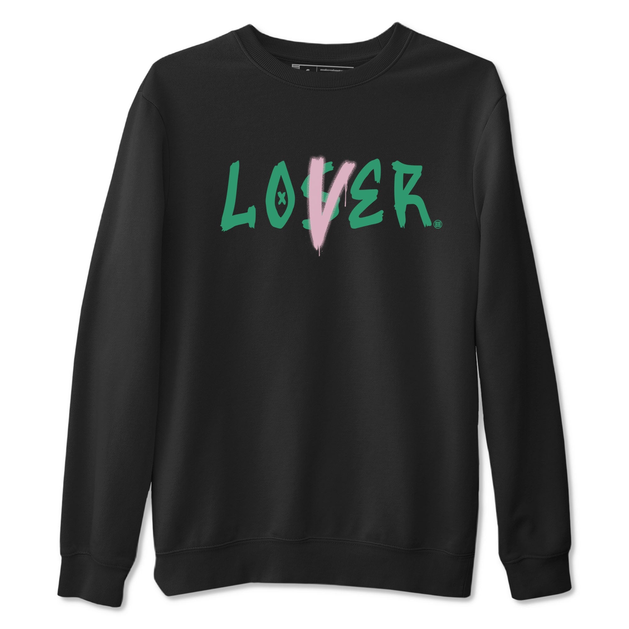 Dunk Low Medium Soft Pink Malachite shirt to match jordans Loser Lover sneaker tees Dunks Medium Soft Pink Malachite Streetwear Brand SNRT Sneaker Release Tees unisex cotton Black 2 crew neck shirt
