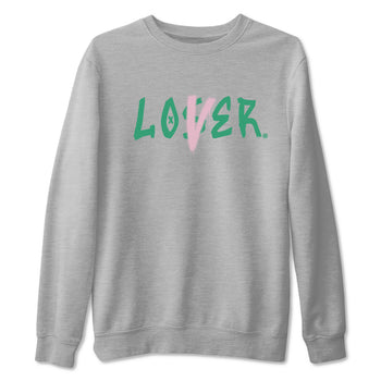Dunk Low Medium Soft Pink Malachite shirt to match jordans Loser Lover sneaker tees Dunks Medium Soft Pink Malachite Streetwear Brand SNRT Sneaker Release Tees unisex cotton Heather Grey 2 crew neck shirt