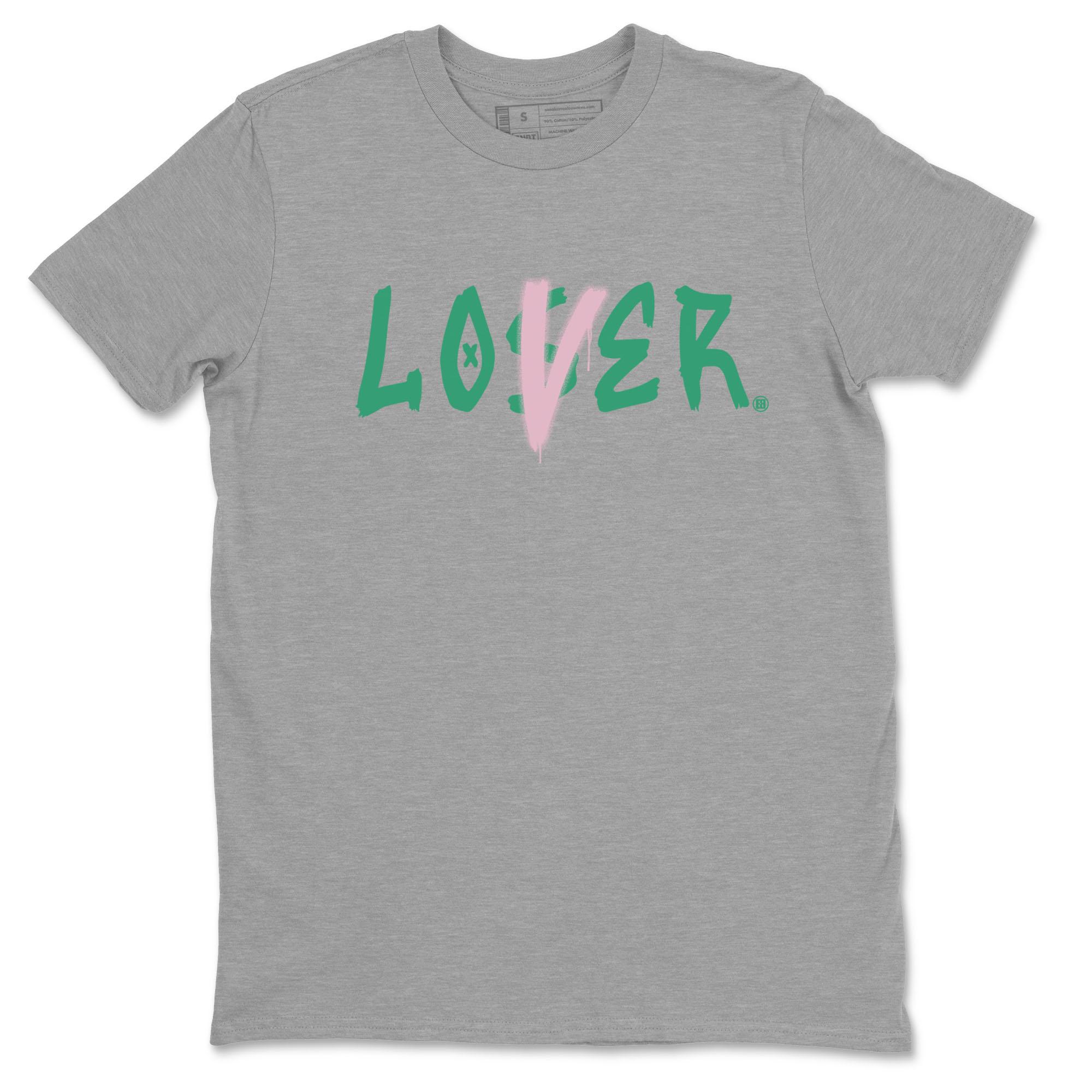 Dunk Low Medium Soft Pink Malachite shirt to match jordans Loser Lover sneaker tees Dunks Medium Soft Pink Malachite Streetwear Brand SNRT Sneaker Release Tees unisex cotton Heather Grey 2 crew neck shirt