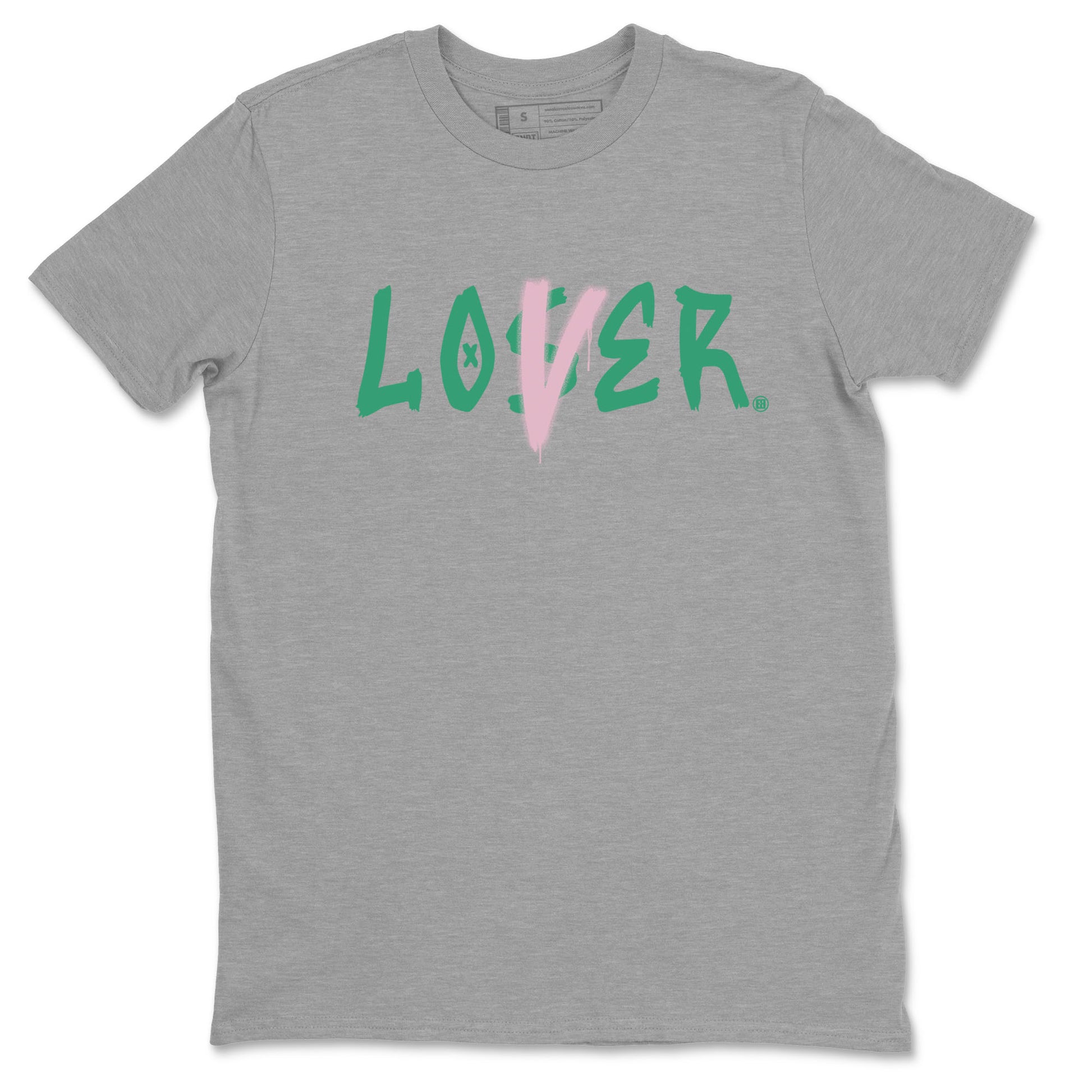 Dunk Low Medium Soft Pink Malachite shirt to match jordans Loser Lover sneaker tees Dunks Medium Soft Pink Malachite Streetwear Brand SNRT Sneaker Release Tees unisex cotton Heather Grey 2 crew neck shirt