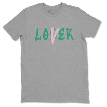 Dunk Low Medium Soft Pink Malachite shirt to match jordans Loser Lover sneaker tees Dunks Medium Soft Pink Malachite Streetwear Brand SNRT Sneaker Release Tees unisex cotton Heather Grey 2 crew neck shirt