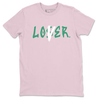 Dunk Low Medium Soft Pink Malachite shirt to match jordans Loser Lover sneaker tees Dunks Medium Soft Pink Malachite Streetwear Brand SNRT Sneaker Release Tees unisex cotton Pink 2 crew neck shirt