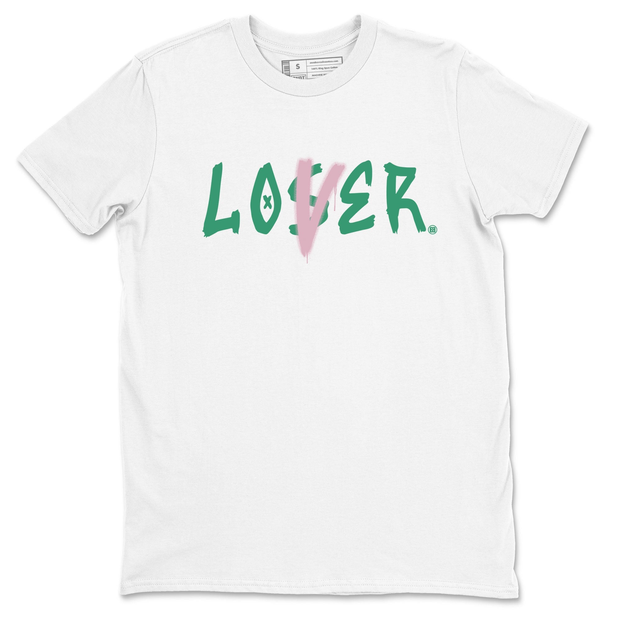 Dunk Low Medium Soft Pink Malachite shirt to match jordans Loser Lover sneaker tees Dunks Medium Soft Pink Malachite Streetwear Brand SNRT Sneaker Release Tees unisex cotton White 2 crew neck shirt