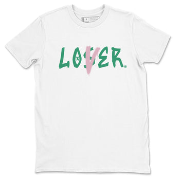 Dunk Low Medium Soft Pink Malachite shirt to match jordans Loser Lover sneaker tees Dunks Medium Soft Pink Malachite Streetwear Brand SNRT Sneaker Release Tees unisex cotton White 2 crew neck shirt