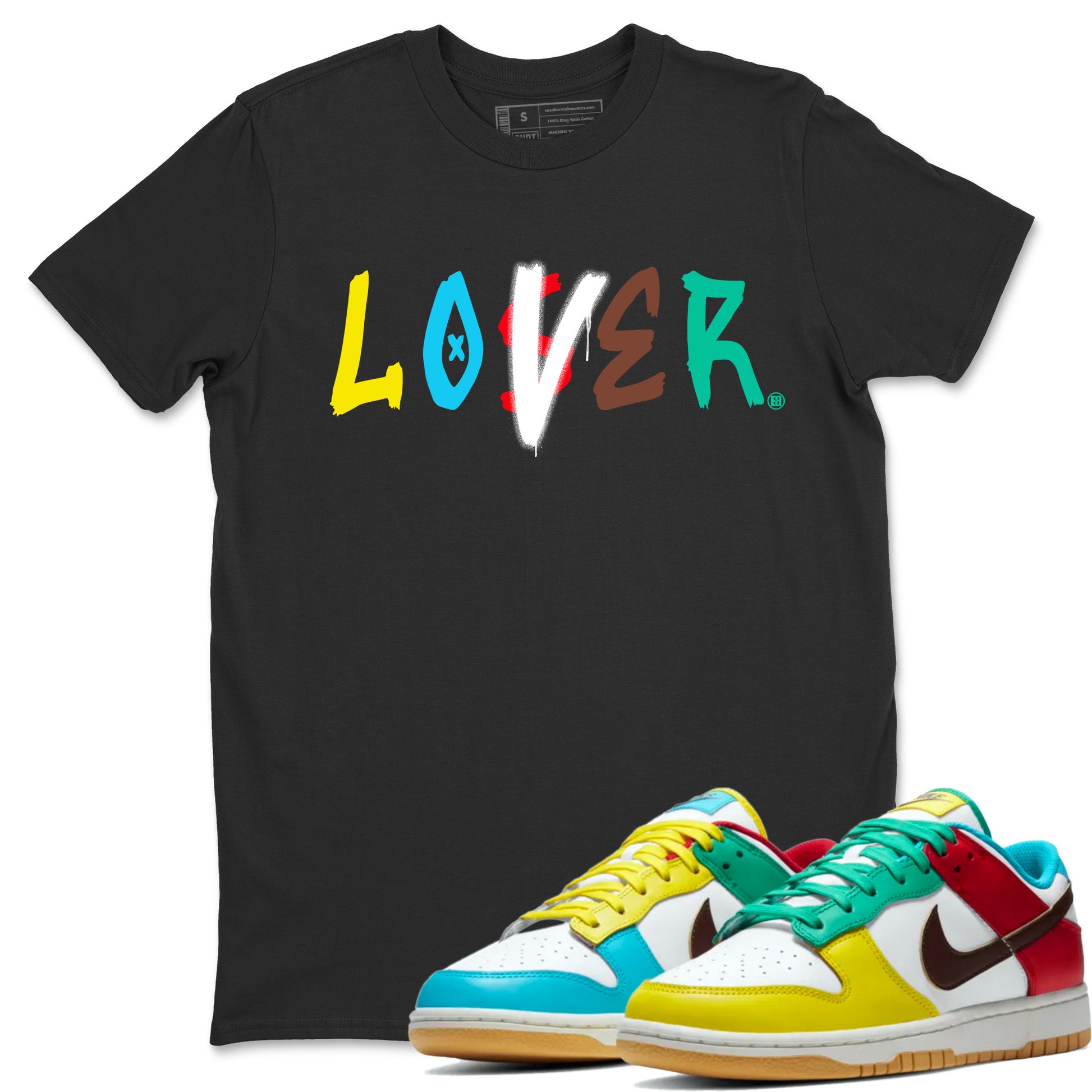 Loser Lover Unisex Adult Tops - Dunk Free 99 White - SNRT Sneaker T-shirts