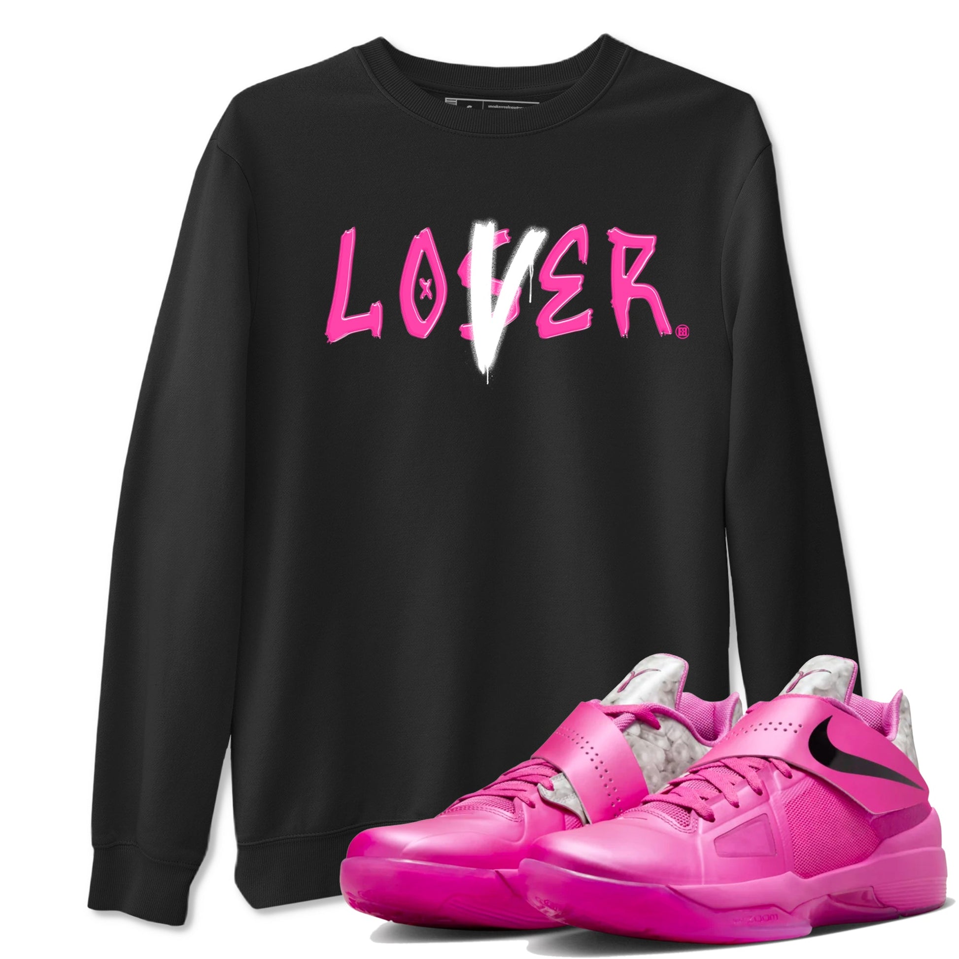 Nike KD 4 Retro Aunt Pearl shirts to match jordans Loser Lover sneaker match tees Nike KD 4 Aunt Pearl match shoes to clothes SNRT Sneaker Tees unisex cotton Black 1 shirts