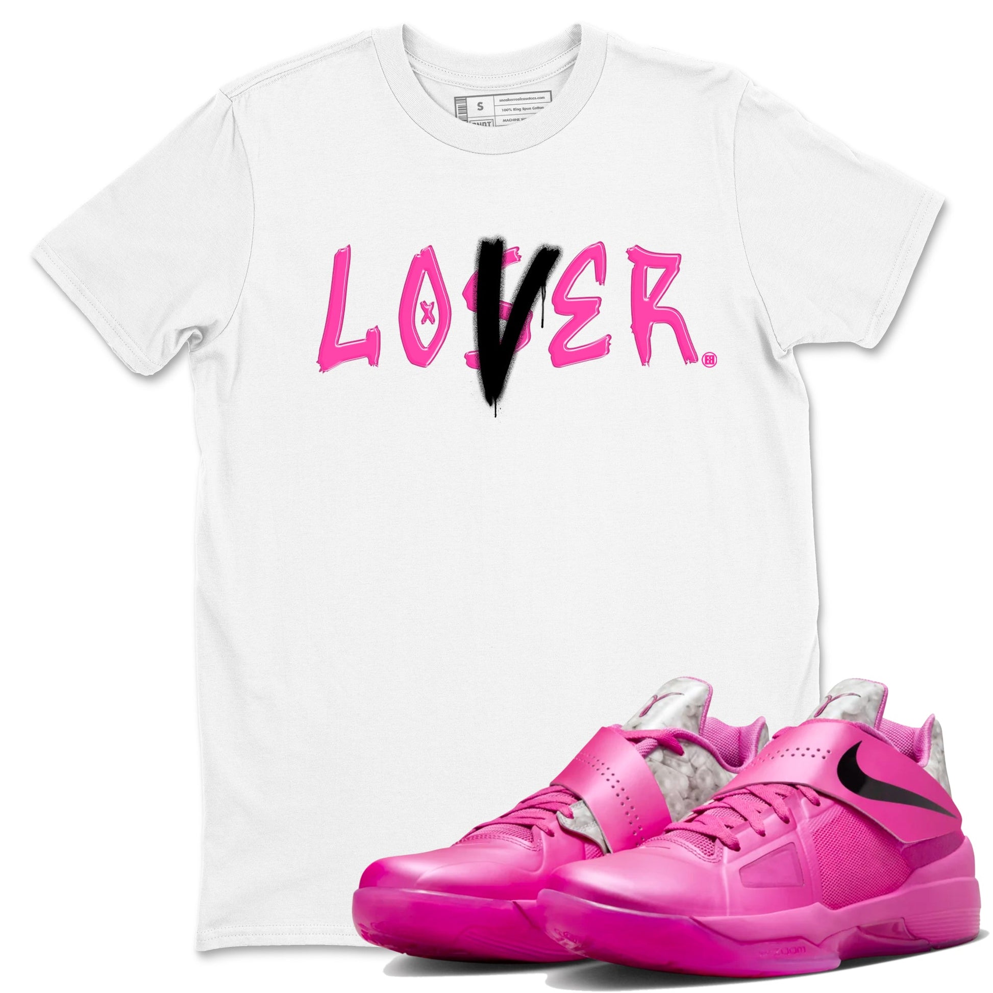 Nike KD 4 Retro Aunt Pearl shirts to match jordans Loser Lover sneaker match tees Nike KD 4 Aunt Pearl match shoes to clothes SNRT Sneaker Tees unisex cotton White 1 shirts