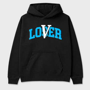 Sneaker match tees – Sneaker Tees To Match Air Foamposite Pro University Blue Shoes – Loser Lover Varsity Tee Black 2