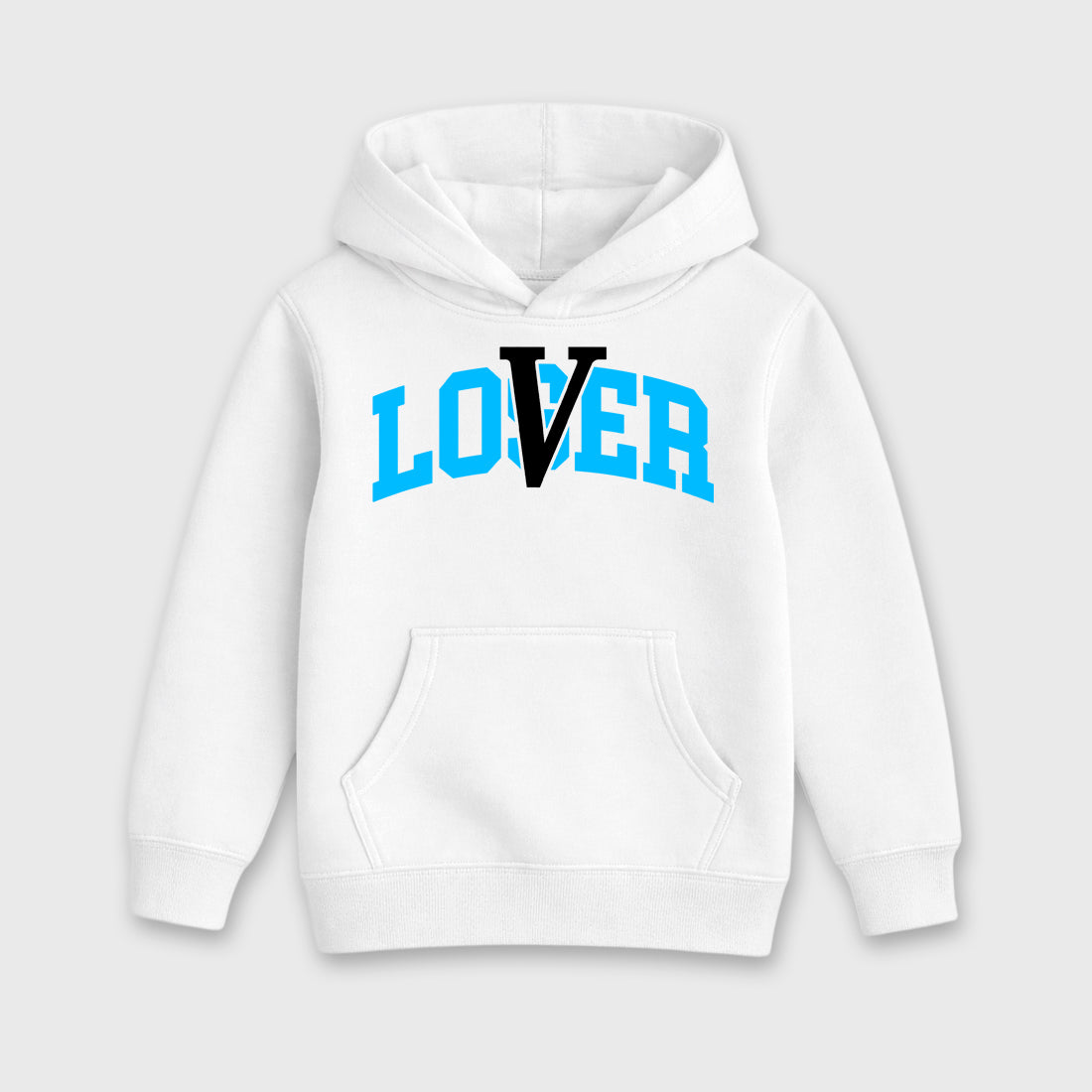 Sneaker match tees – Sneaker Tees To Match Air Foamposite Pro University Blue Shoes – Loser Lover Varsity Kids T-Shirt White 2