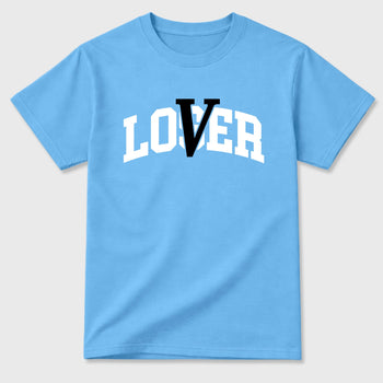 Sneaker match tees – Sneaker Tees To Match Air Foamposite Pro University Blue Shoes – Loser Lover Varsity Tee Carolina Blue 2