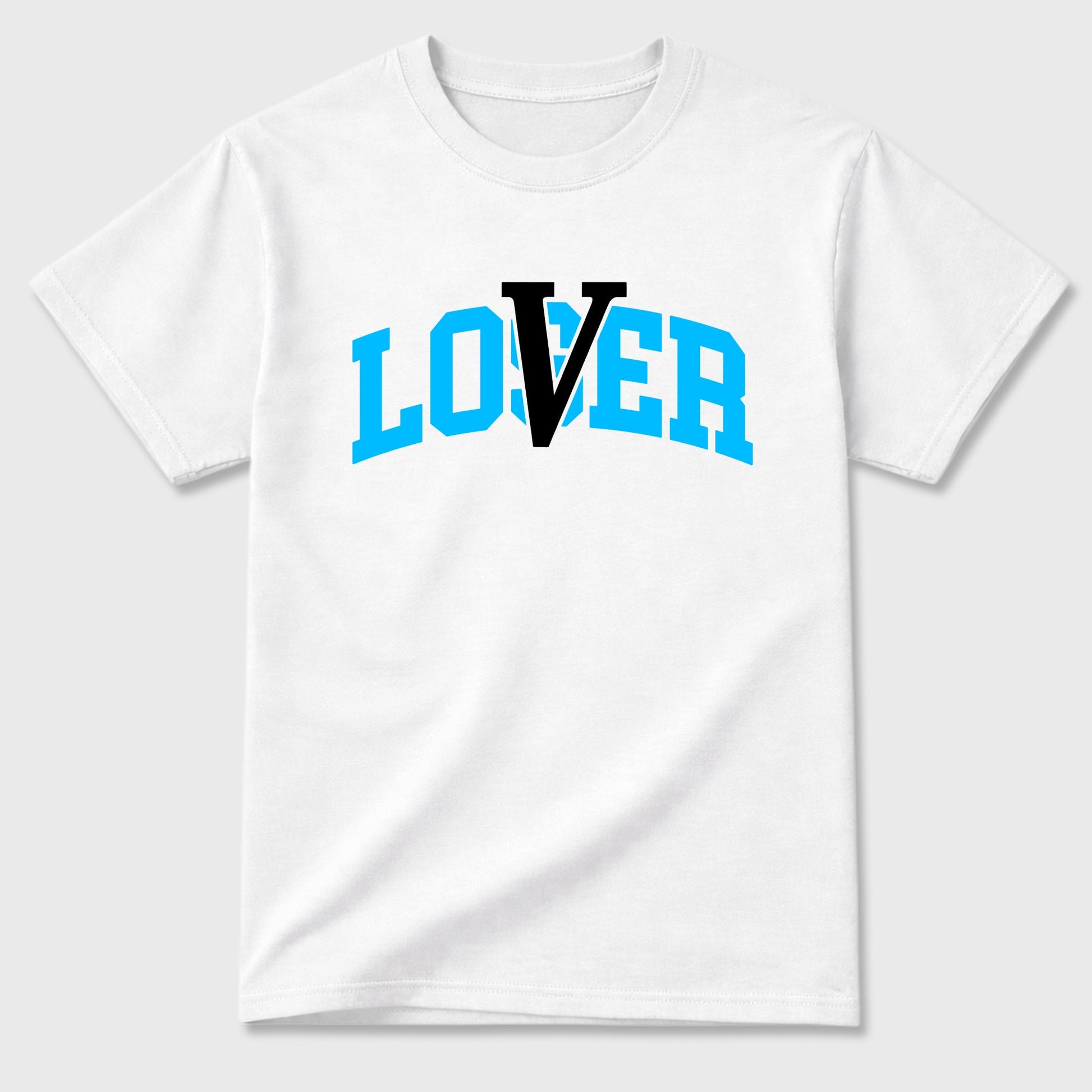 Sneaker match tees – Sneaker Tees To Match Air Foamposite Pro University Blue Shoes – Loser Lover Varsity Tee White 2