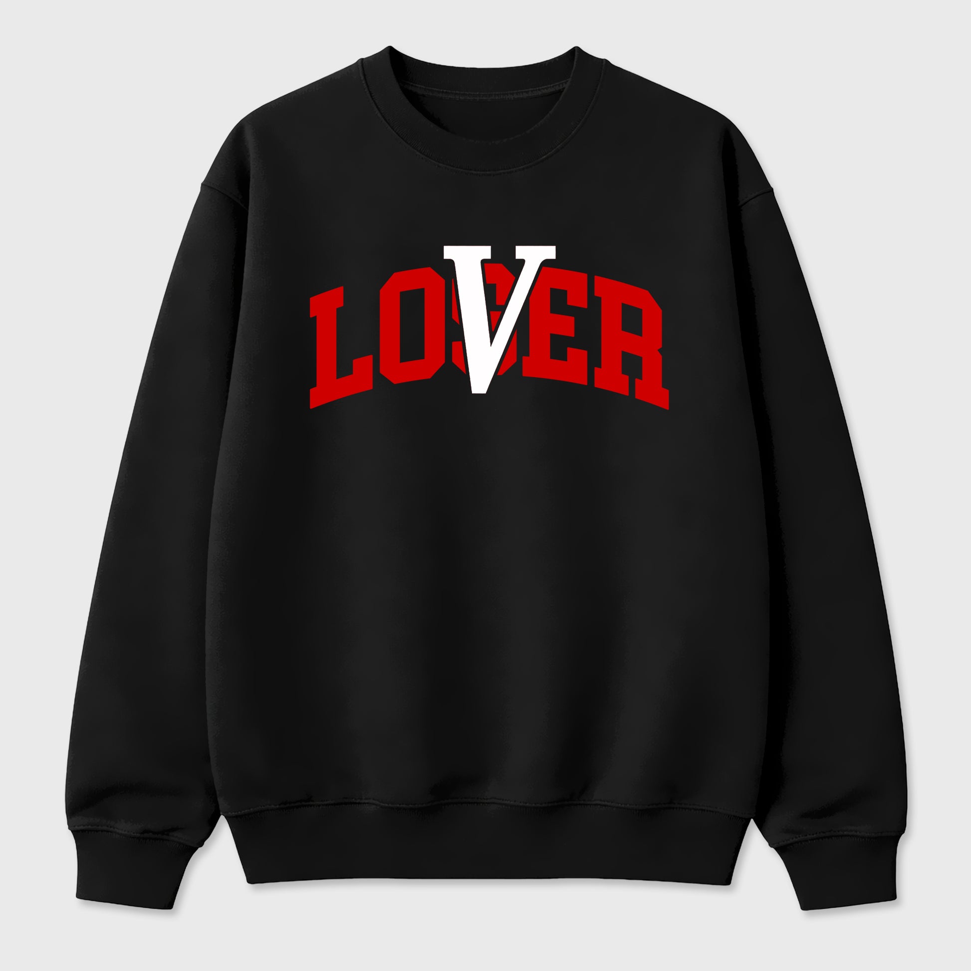 Sneaker match tees – Sneaker Tees To Match Air Jordan 13 University Red Shoes – Loser Lover Varsity Tee Black 2