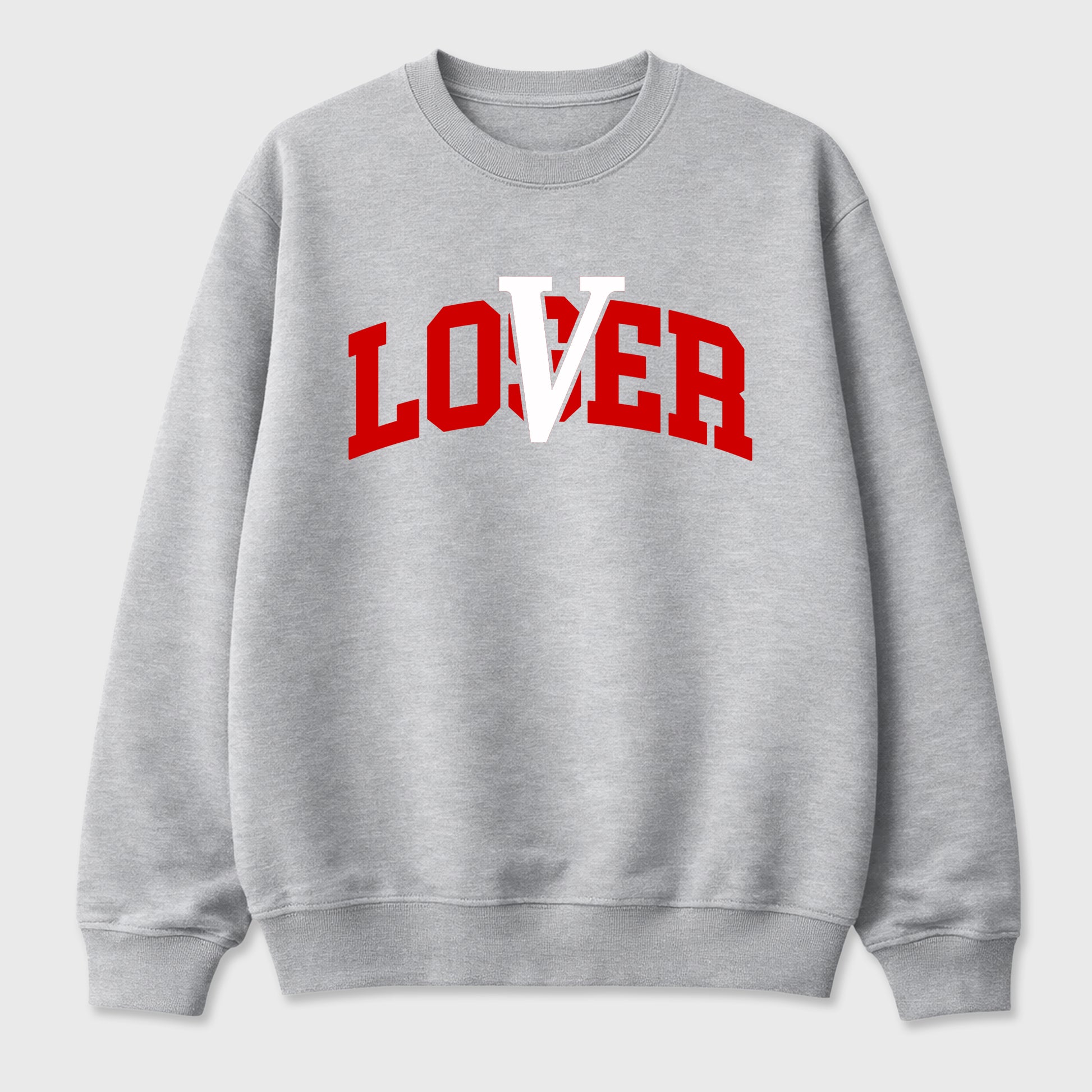 Sneaker match tees – Sneaker Tees To Match Air Jordan 13 University Red Shoes – Loser Lover Varsity Tee Heather Grey 2