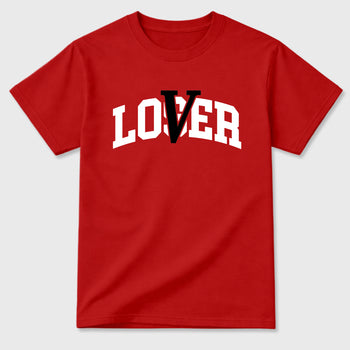 Sneaker match tees – Sneaker Tees To Match Air Jordan 13 University Red Shoes – Loser Lover Varsity Tee Red 2