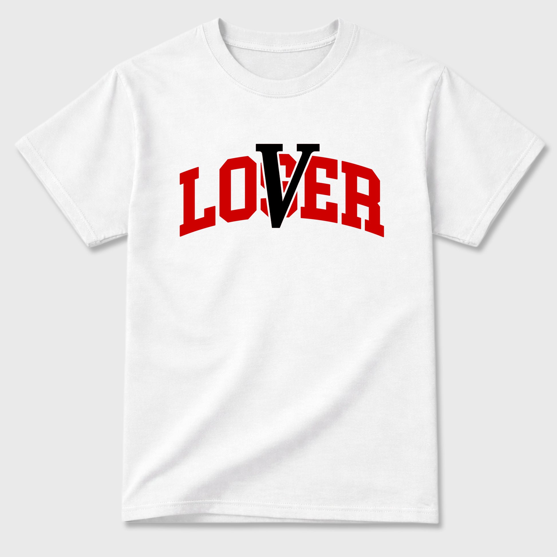 Sneaker match tees – Sneaker Tees To Match Air Jordan 13 University Red Shoes – Loser Lover Varsity Tee White 2