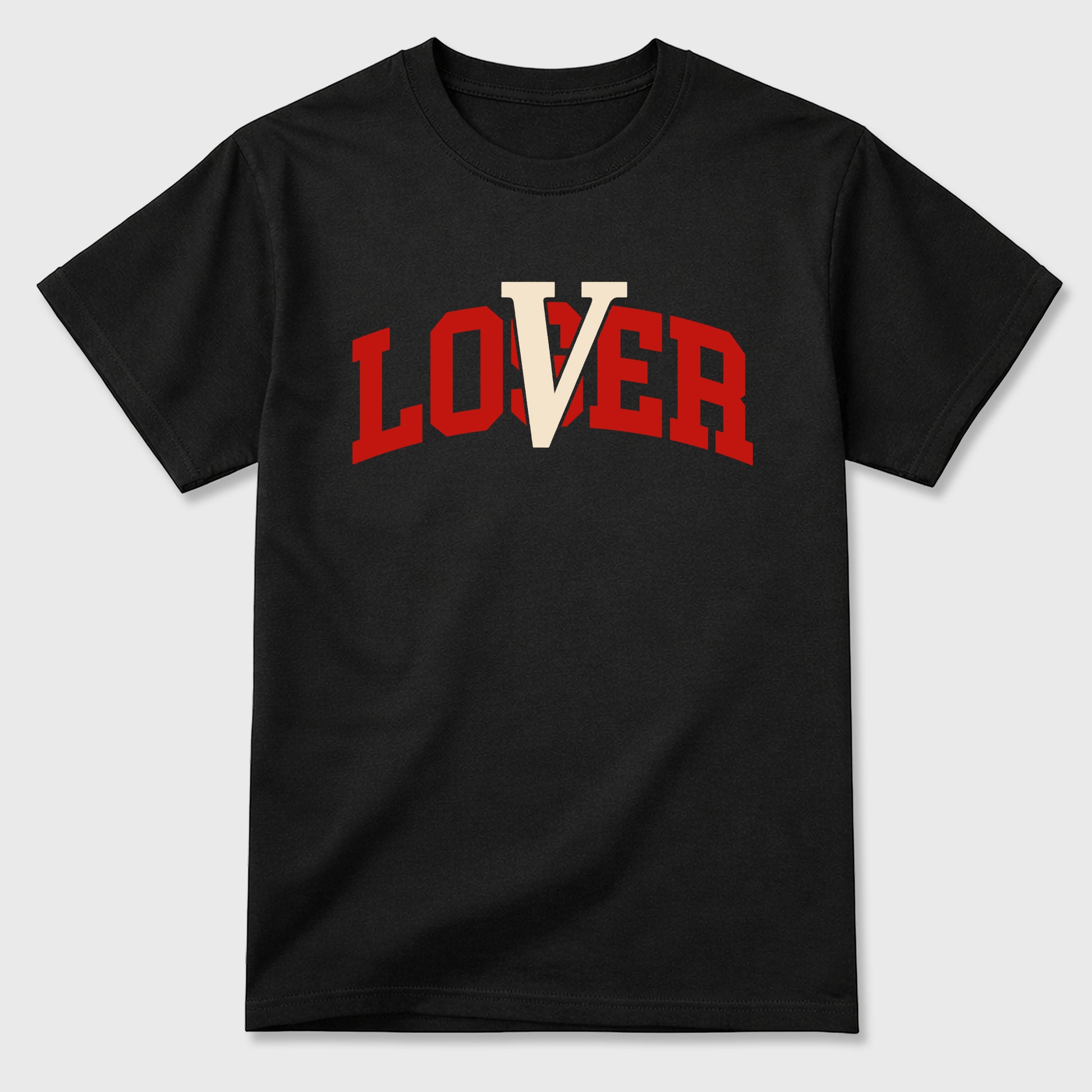 Sneaker match tees – Sneaker Tees To Match Air Jordan 4 Brick After Brick Shoes – Loser Lover Varsity Tee Black 2