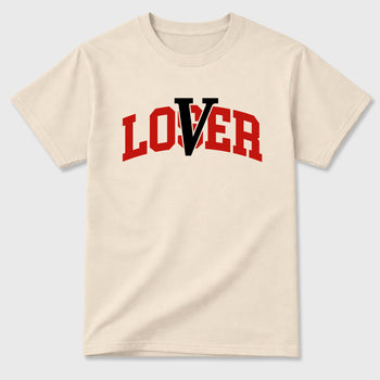 Sneaker match tees – Sneaker Tees To Match Air Jordan 4 Brick After Brick Shoes – Loser Lover Varsity Tee Natural 2