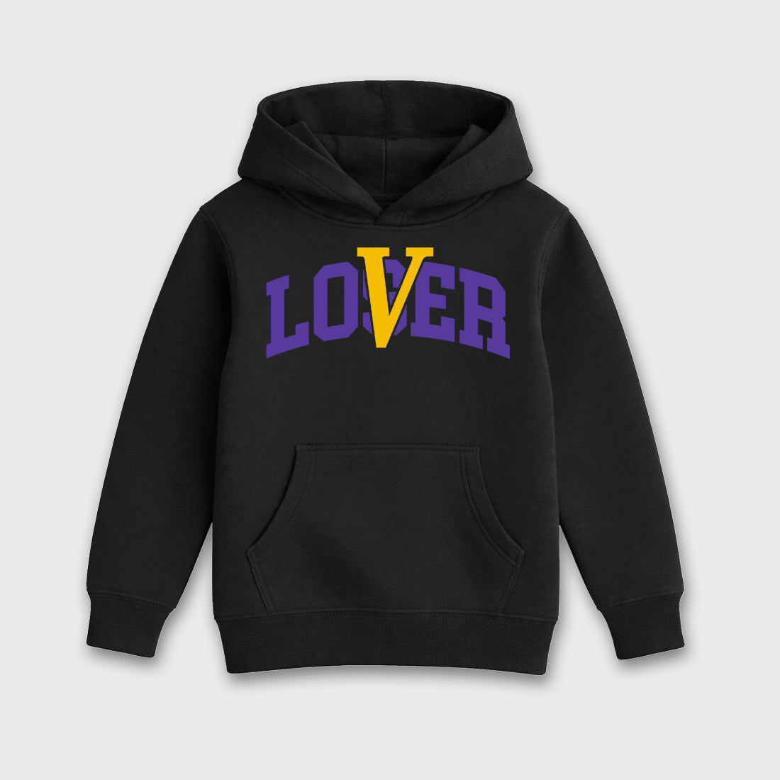 Sneakerfit graphic tee destination – Sneaker Tees To Match Air Jordan 4 Lakeshow Sneakers – Loser Lover Varsity Kids T-Shirt Black 2