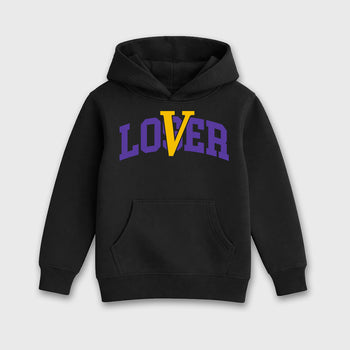 Sneakerfit graphic tee destination – Sneaker Tees To Match Air Jordan 4 Lakeshow Sneakers – Loser Lover Varsity Kids T-Shirt Black 2