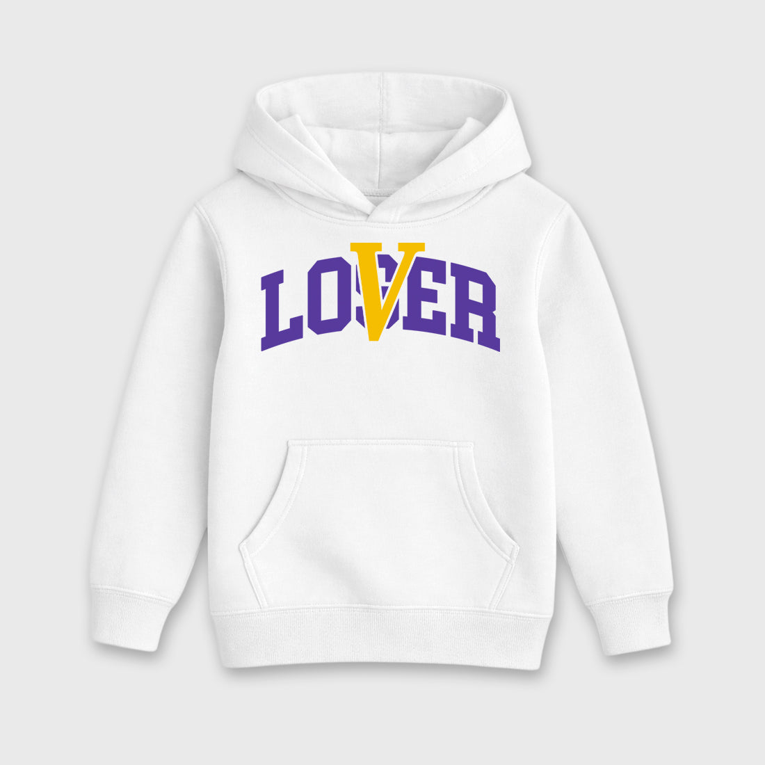 Sneakerfit graphic tee destination – Sneaker Tees To Match Air Jordan 4 Lakeshow Sneakers – Loser Lover Varsity Kids T-Shirt White 2