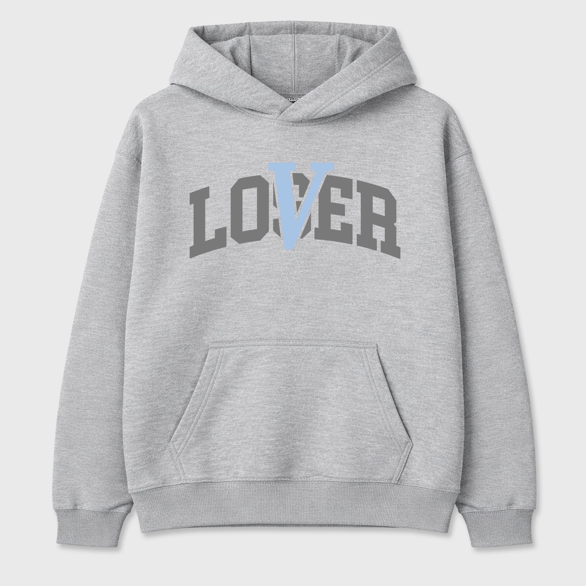 Sneaker match tees – Sneaker Tees To Match Air Jordan 5 Wolf Grey Shoes – Loser Lover Varsity Tee Heather Grey 2