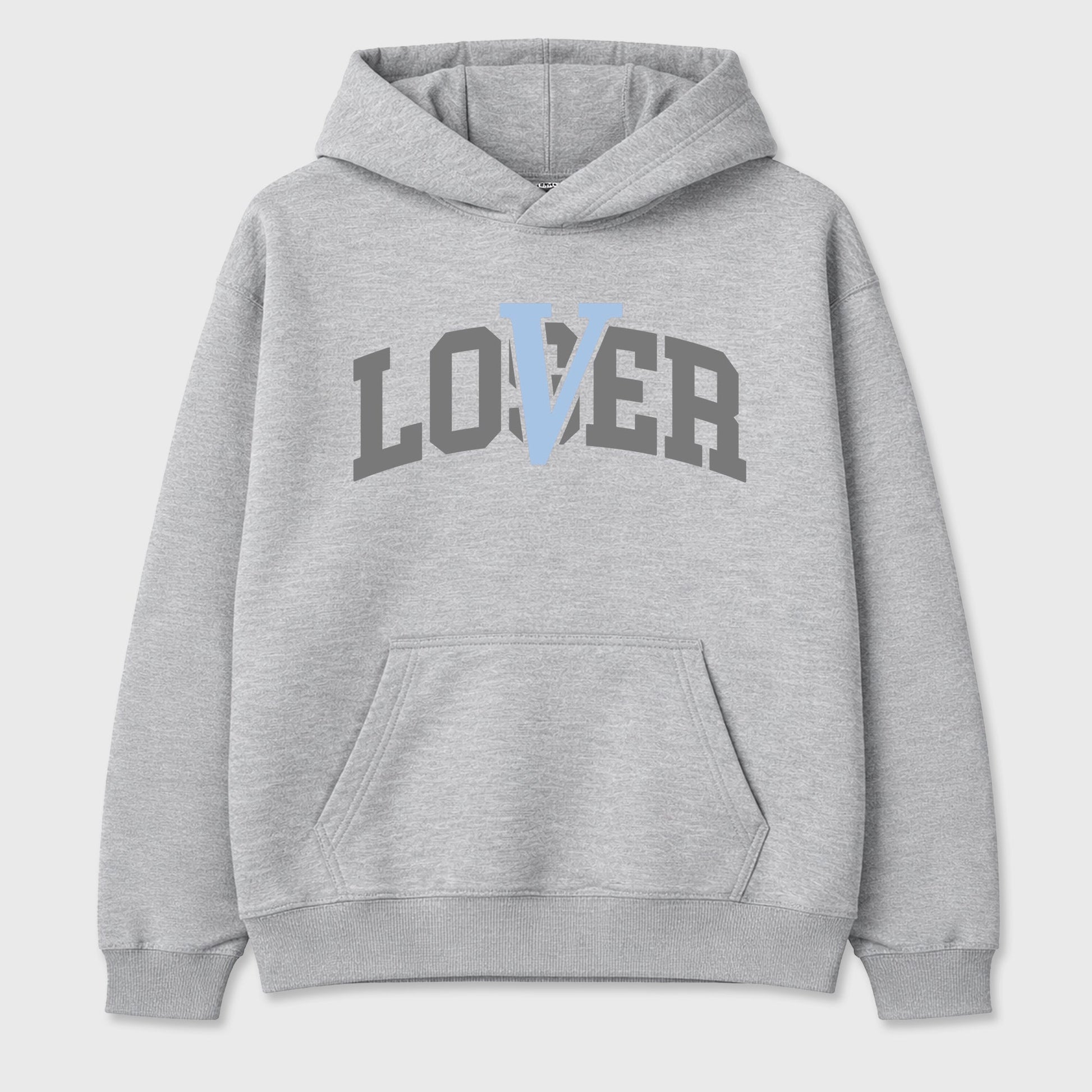 Sneaker match tees – Sneaker Tees To Match Air Jordan 5 Wolf Grey Shoes – Loser Lover Varsity Tee Heather Grey 2