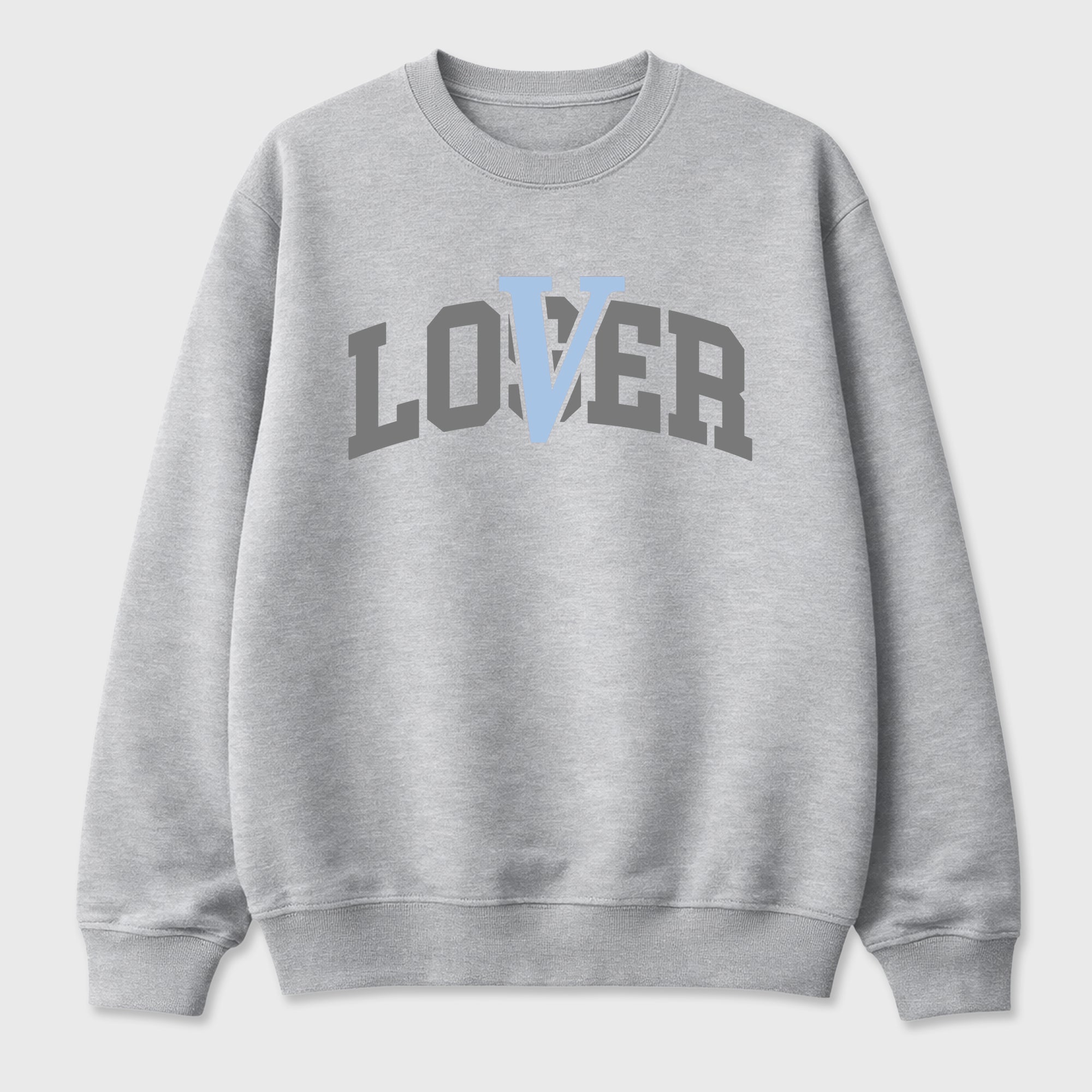 Sneaker match tees – Sneaker Tees To Match Air Jordan 5 Wolf Grey Shoes – Loser Lover Varsity Tee Heather Grey 2