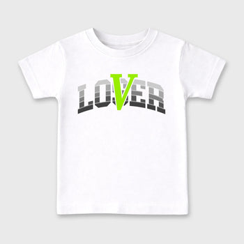 Sneaker match tees – Sneaker Tees To Match Air Max 95 Neon Yellow Shoes – Loser Lover Varsity Kids T-Shirt White 2