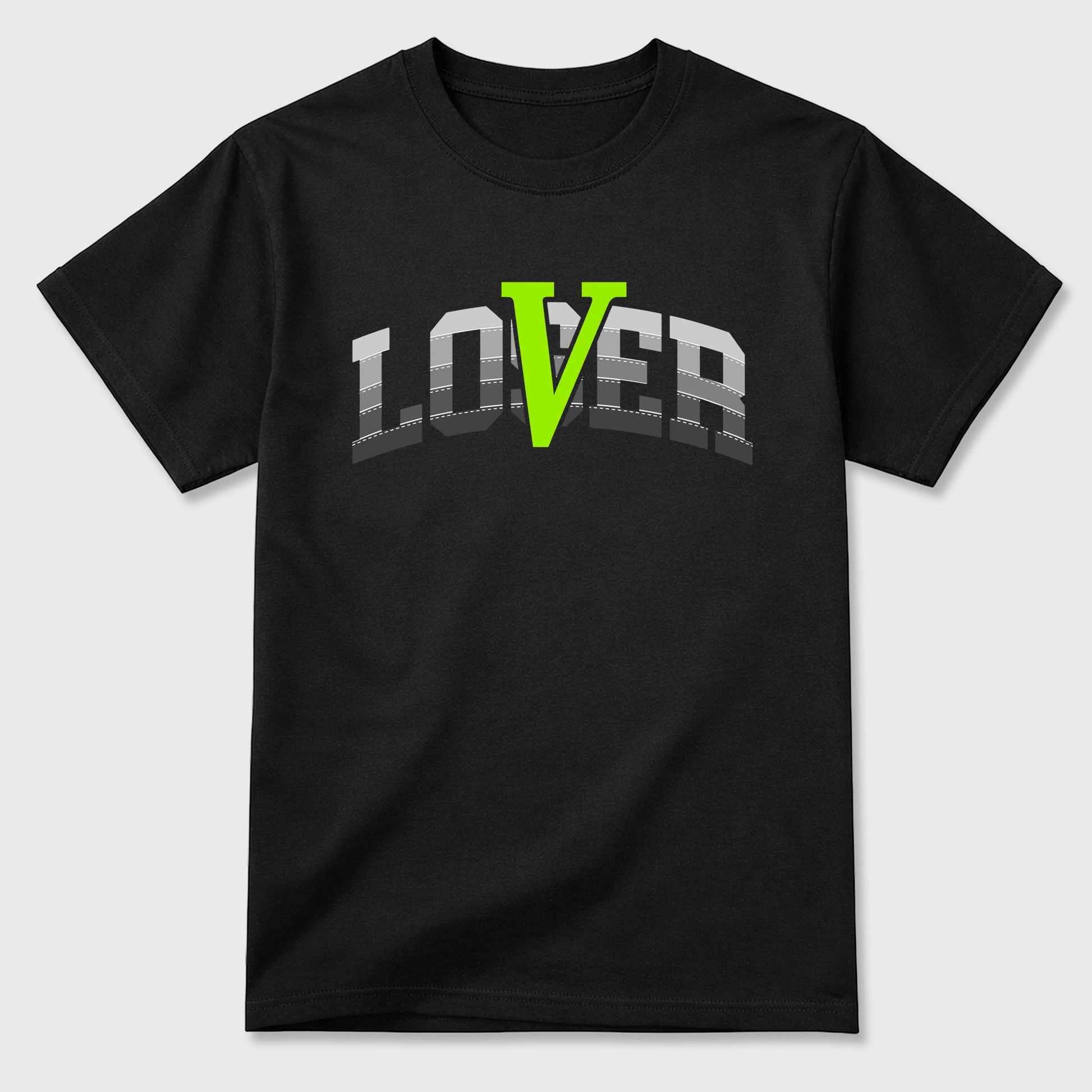 Sneaker match tees – Sneaker Tees To Match Air Max 95 Neon Yellow Shoes – Loser Lover Varsity Tee Black 2