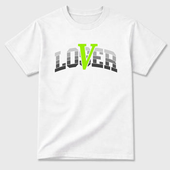 Sneaker match tees – Sneaker Tees To Match Air Max 95 Neon Yellow Shoes – Loser Lover Varsity Tee White 2