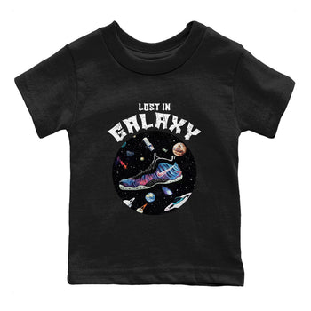 Foams One Galaxy shirts to match jordans Lost In Galaxy best t shirts to wear with jordans Air Foamposite One Galaxy match shoes to clothes SNRT Sneaker Tees Youth Baby Black 2 tee