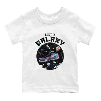 Foams One Galaxy shirts to match jordans Lost In Galaxy best t shirts to wear with jordans Air Foamposite One Galaxy match shoes to clothes SNRT Sneaker Tees Youth Baby White 2 tee