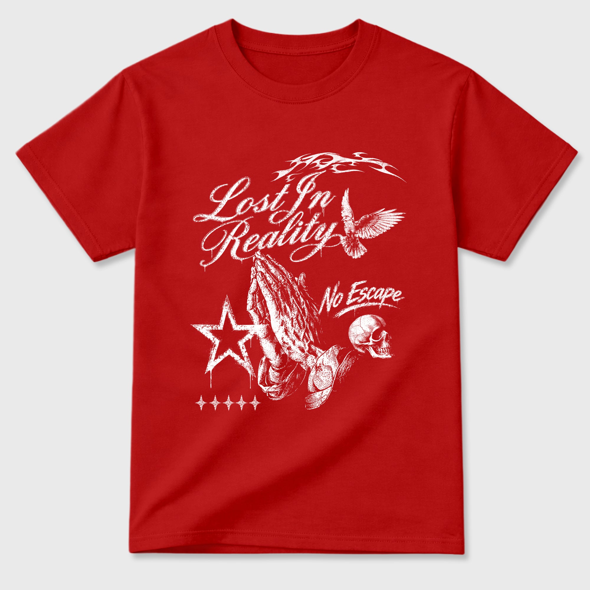 Sneaker match tees – Sneaker Tees To Match Air Jordan 1 Banned Shoes – Lost in Reality Tee Red 2