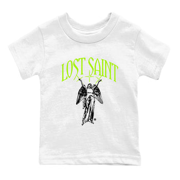 Air Force 1 Volt shirts to match jordans Lost Saint graphic tees Air Force 1 Volt t shirts to match sneakers SNRT Sneaker Tees Youth Baby White 2 tee