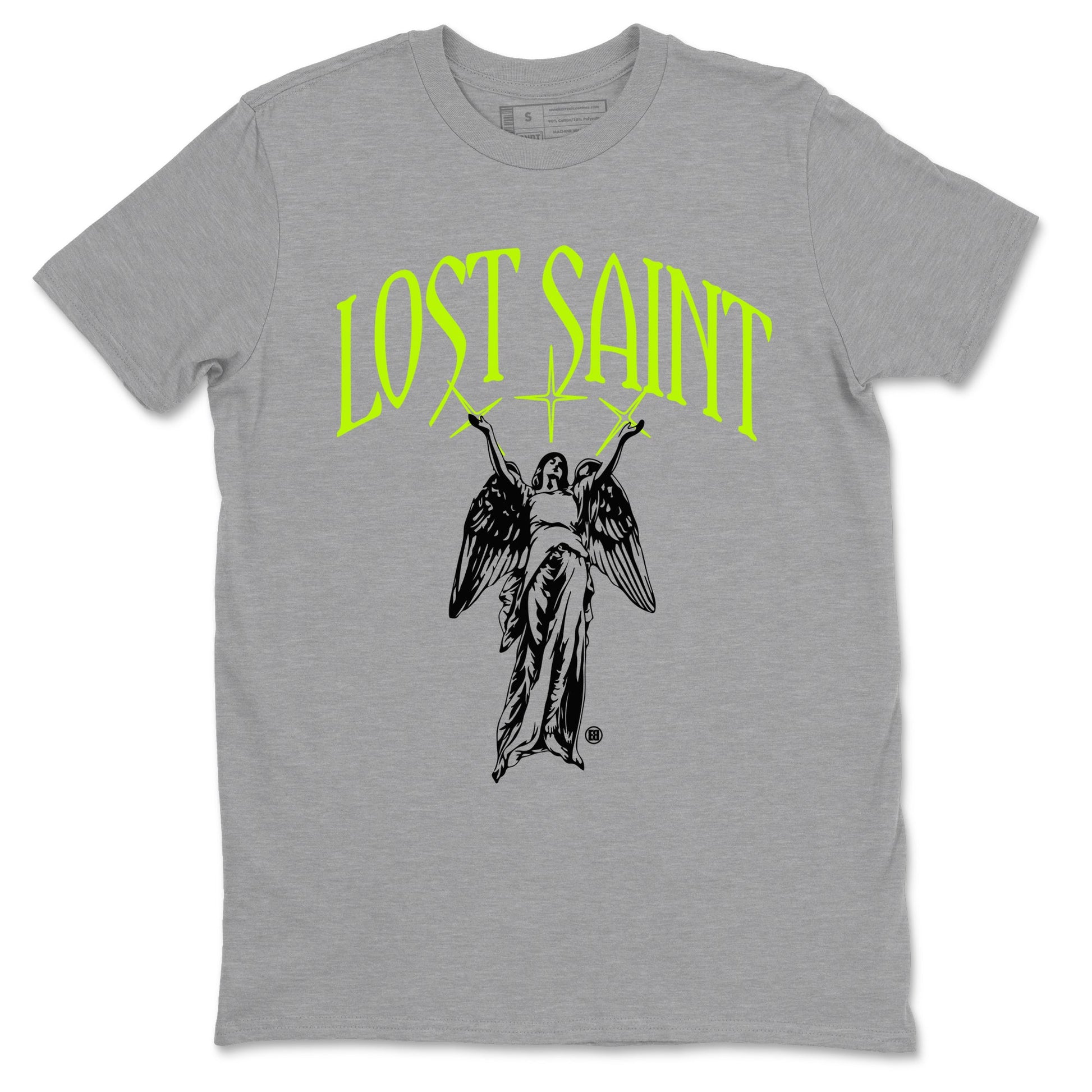 Air Force 1 Volt shirts to match jordans Lost Saint graphic tees Air Force 1 Volt t shirts to match sneakers SNRT Sneaker Tees unisex cotton Heather Grey 2 shirts