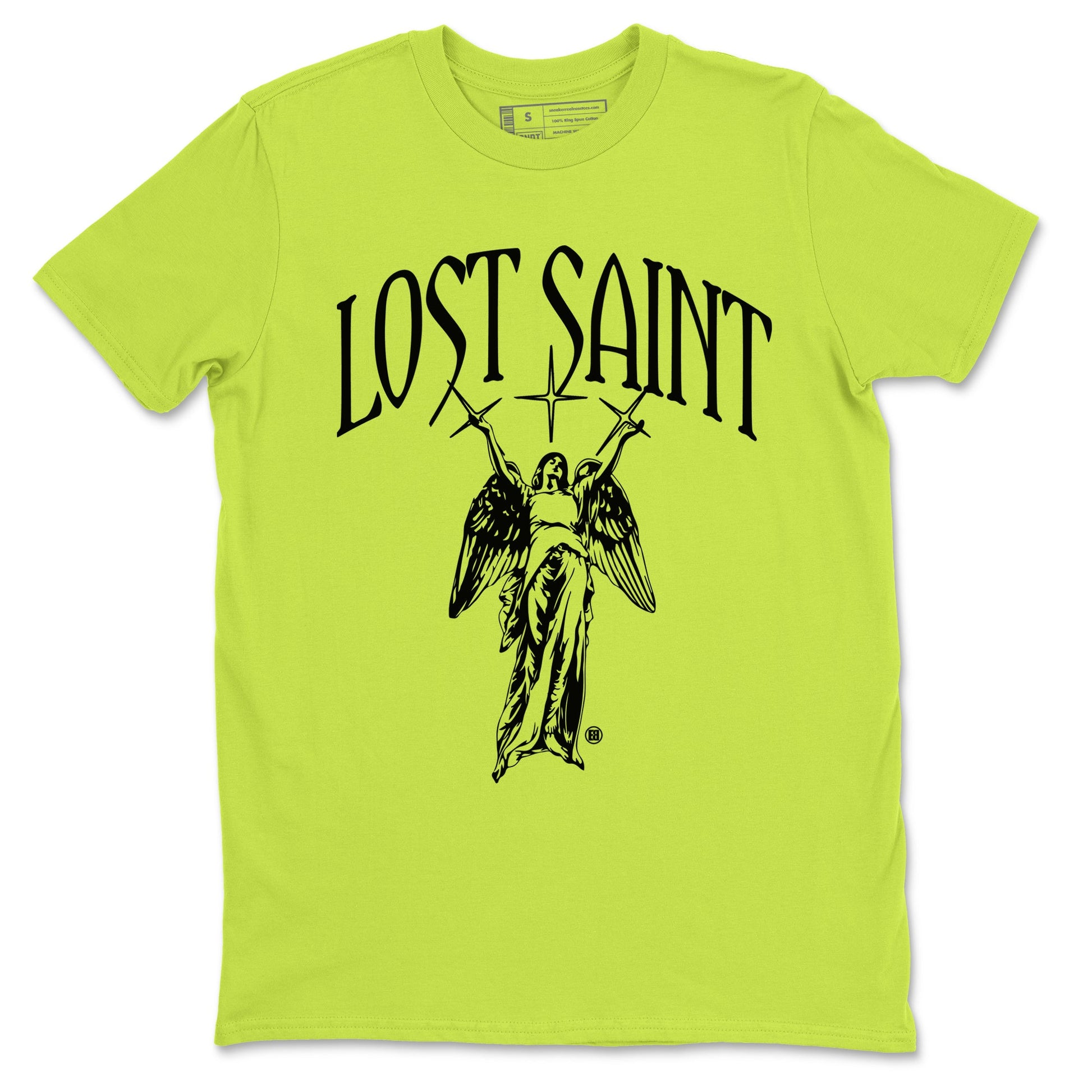 Air Force 1 Volt shirts to match jordans Lost Saint graphic tees Air Force 1 Volt t shirts to match sneakers SNRT Sneaker Tees unisex cotton Safety Green 2 shirts