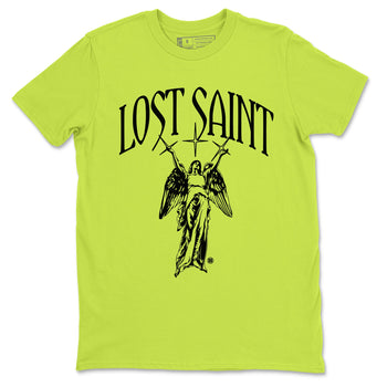Air Force 1 Volt shirts to match jordans Lost Saint graphic tees Air Force 1 Volt t shirts to match sneakers SNRT Sneaker Tees unisex cotton Safety Green 2 shirts