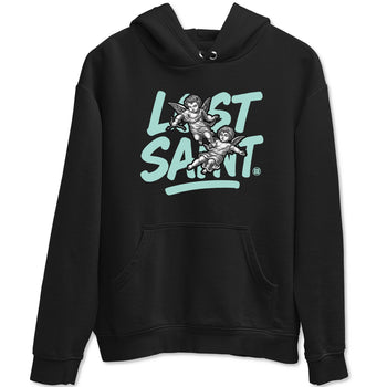 Lost Saint sneaker match t-shirt styled to complete your fit with the Air Jordan 11 Igloo sneakers, shown in Black 2.